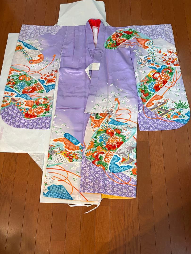 【美品】7歳女の子七五三セット☆正絹