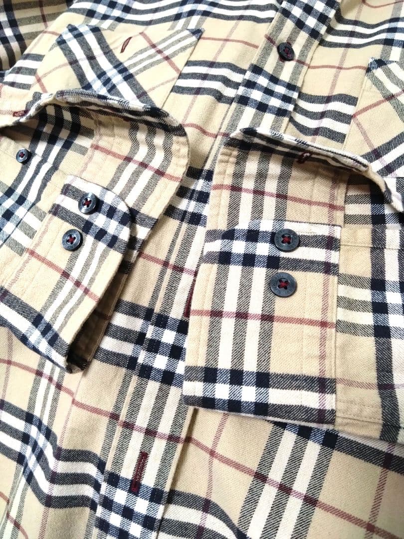 BURBERRY バーバリー BLACK LABEL チェック柄シャツ サイズ3