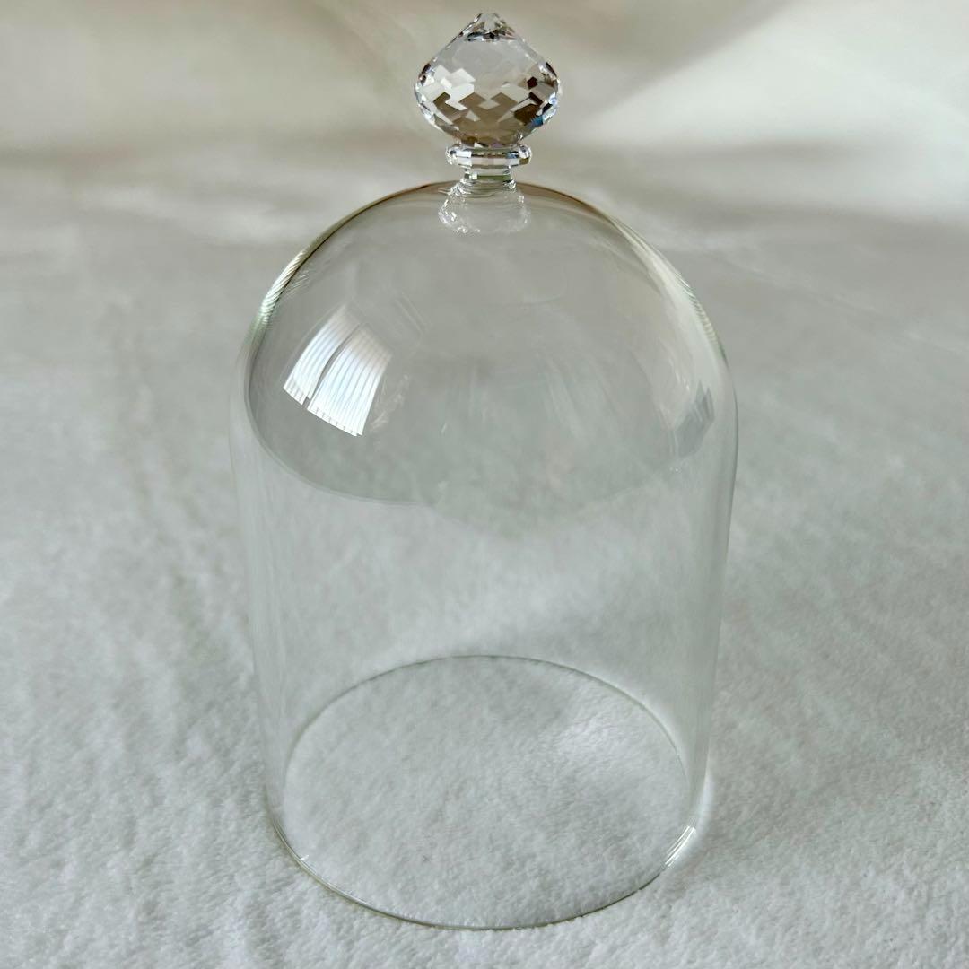 【2点おまとめ】チョコママ様　スワロフスキー　ガラス鐘、フラワーベース