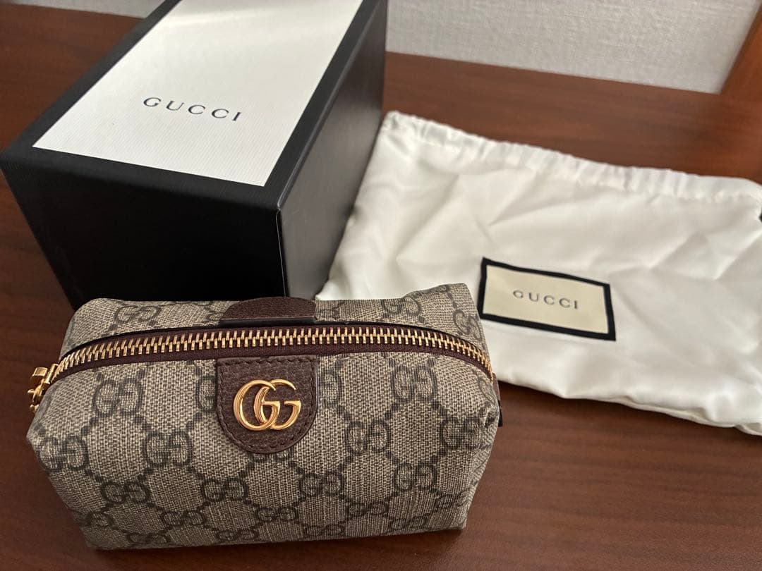 【本日最終値下げ】GUCCI GGスプリーム 化粧ポーチ