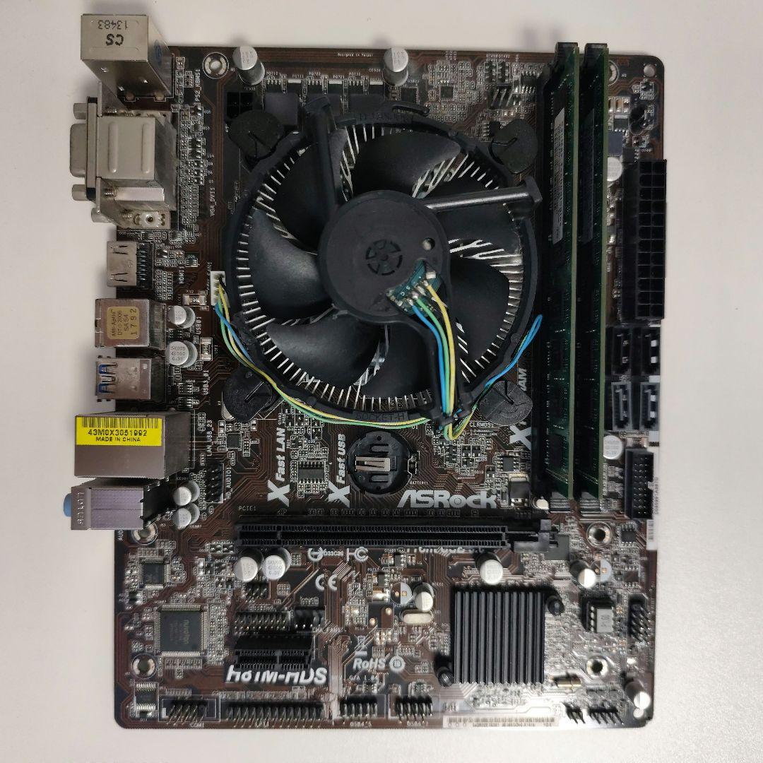 H81M-HDS＋i7-4770＋DDR3(16GB) 動作確認済