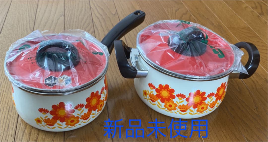 昭和レトロ ホーロー鍋