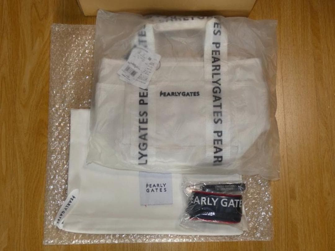 新品未使用　パーリーゲイツ　カートバッグ　その他3点セット　株主限定バージョン