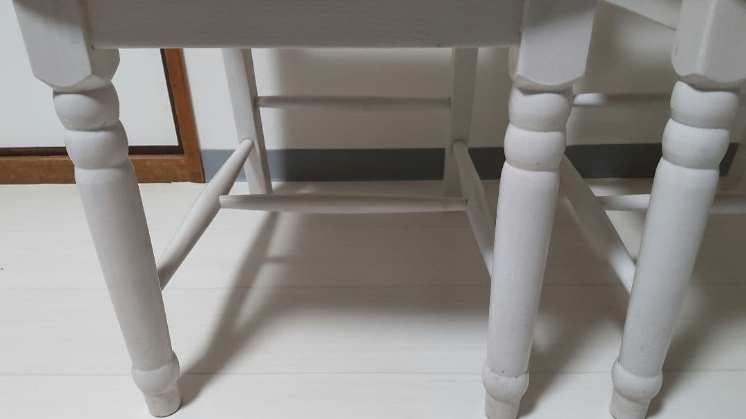 東谷 CFS-210 ミディダイニングチェア ホワイト 2脚たのメル便