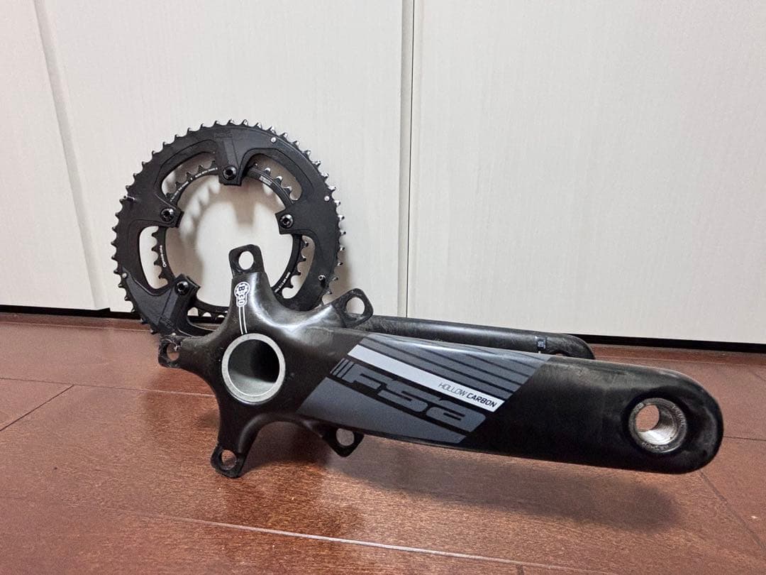 FSA BB30カーボンクランク & praxis works チェーンリング