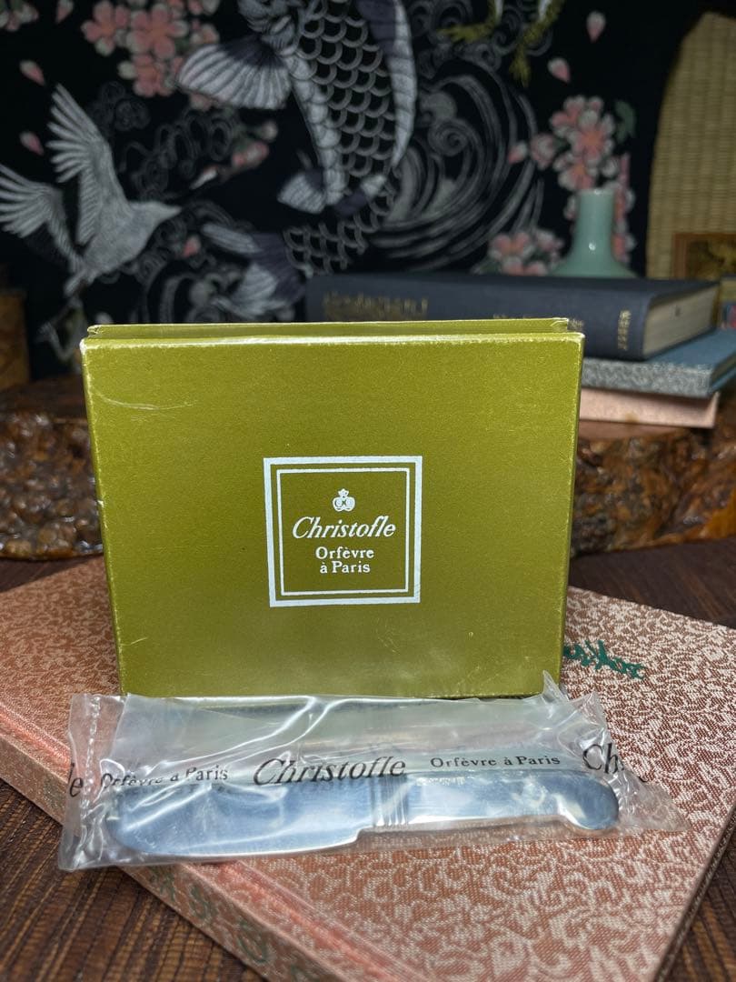 U*a様 希少 クリストフル アールデコ バターナイフ 6点 紙箱入り