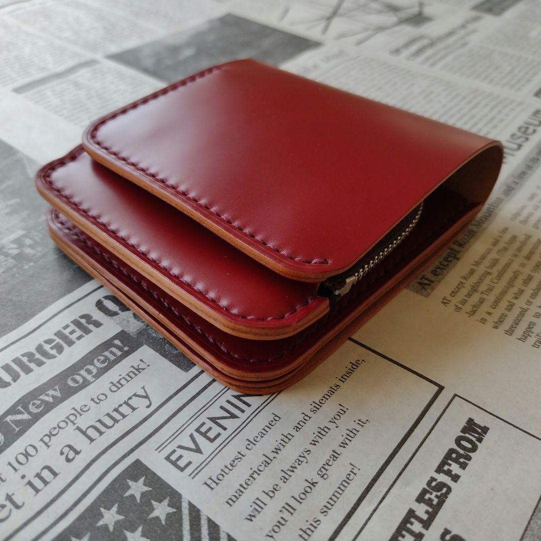 やや訳あり　総コードバン　ショートトラッカー　ウォレット