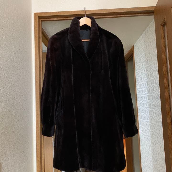 高級　シェアードミンクコート　7部丈