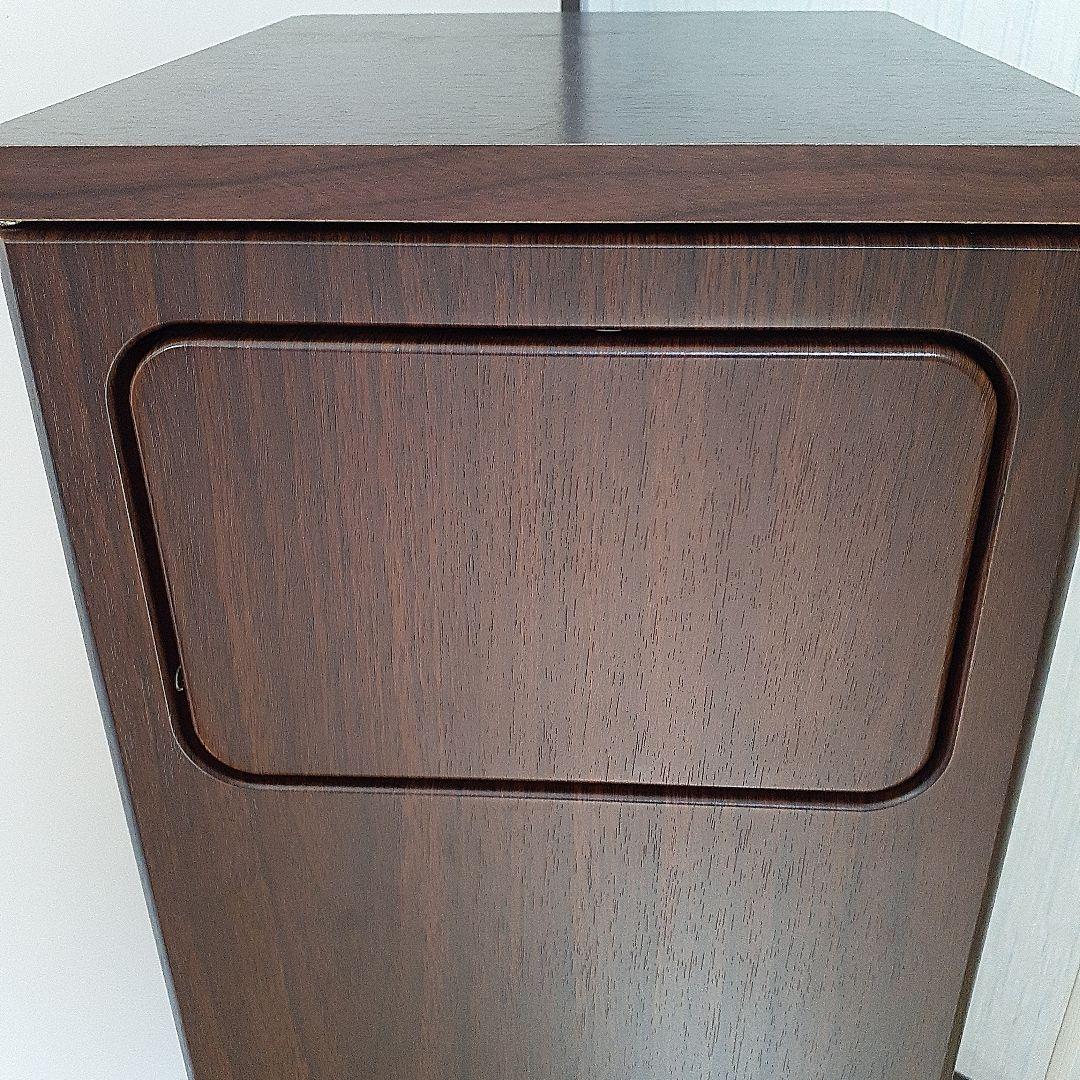 スタンド ダストボックス ブラウン ゴミ箱 スイング式 木目調 45L新品同様