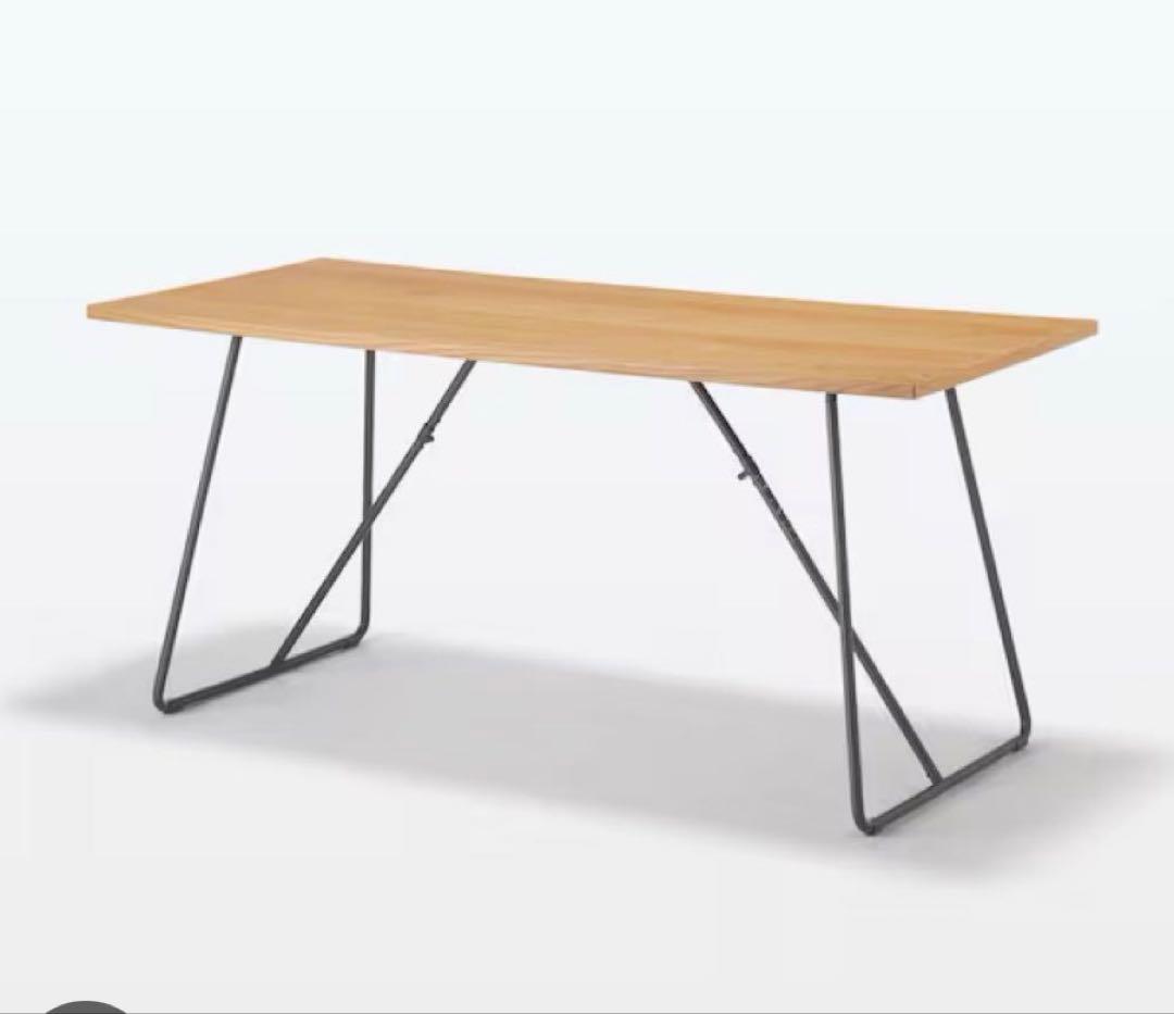 無印良品 折りたたみダイニングテーブル 120cm（オーク材）