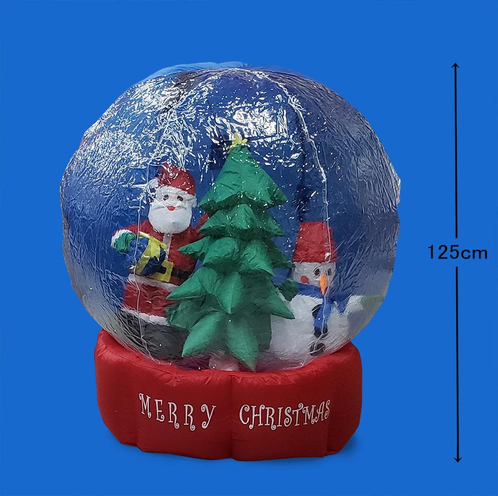 エアーディスプレイ・スノードームサンタ　JOA-177