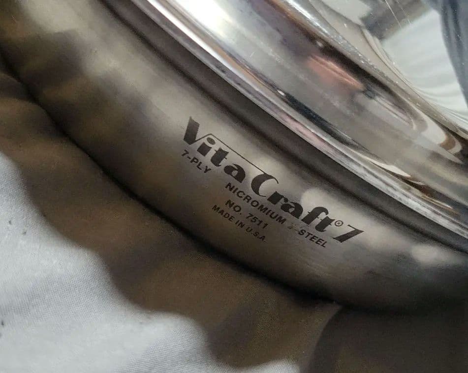 廃盤 ビタクラフト セブン 浅型両手鍋 No.7511