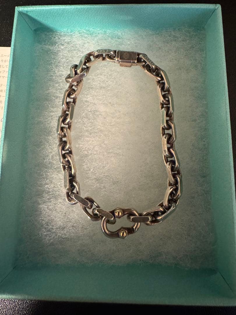 美品 正規品Tiffanyメイカーズ ナロー ブレスレット シルバー