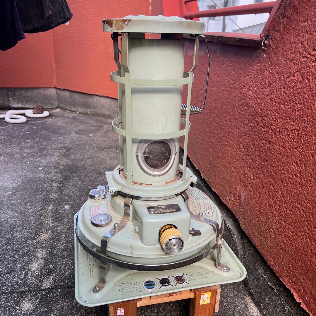 Aladdin ストーブ グリーン 使用感あり