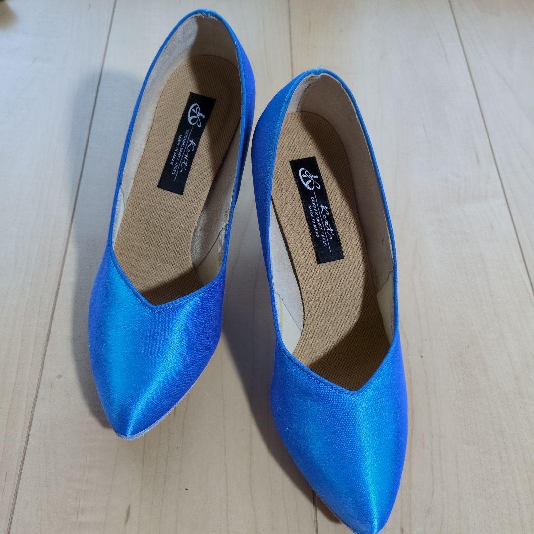 Sekine青い社交ダンスシューズ 23.0cm 箱付き