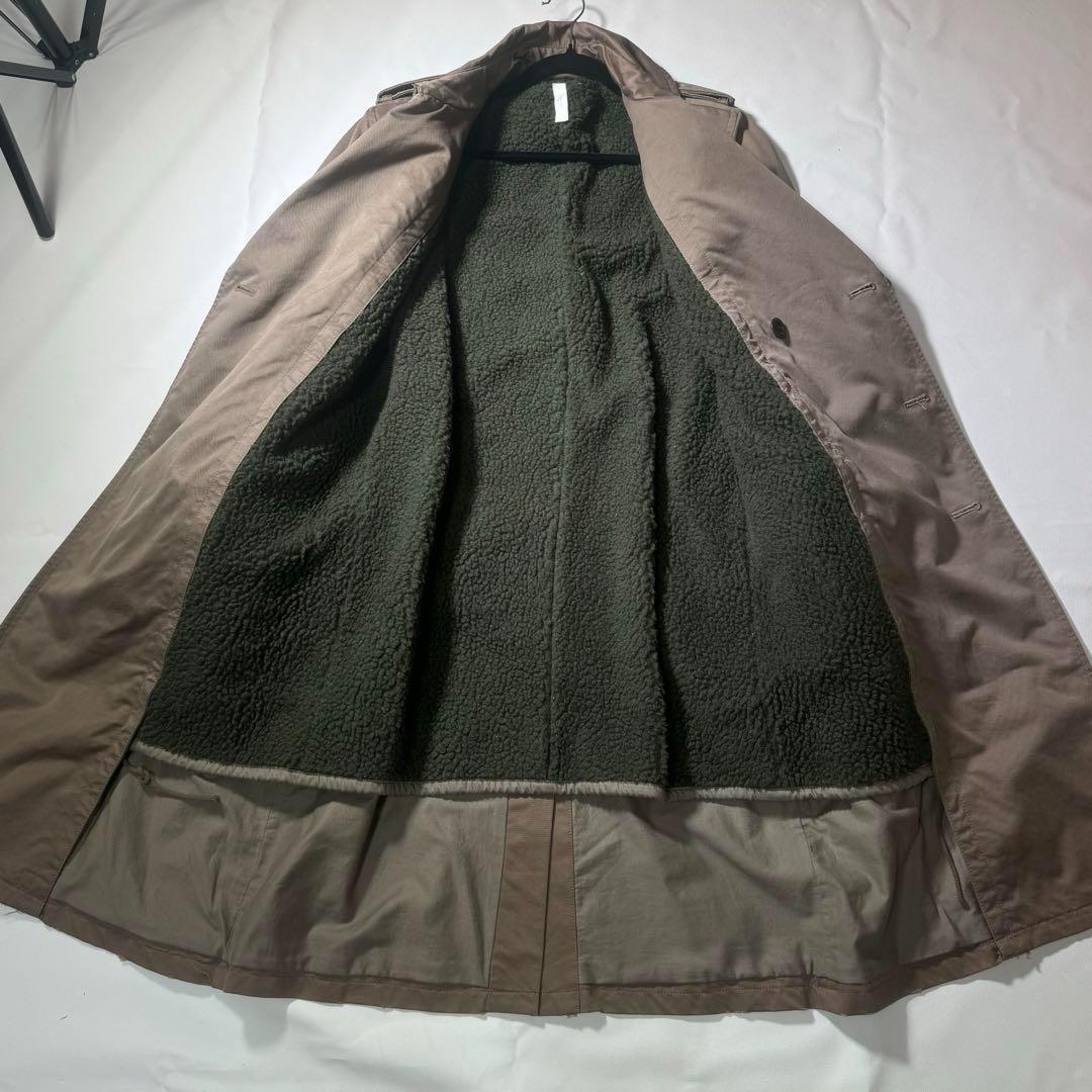 wjk ダブルジェイケイ ボア トレンチ ライナー付き Lサイズ ブラウン