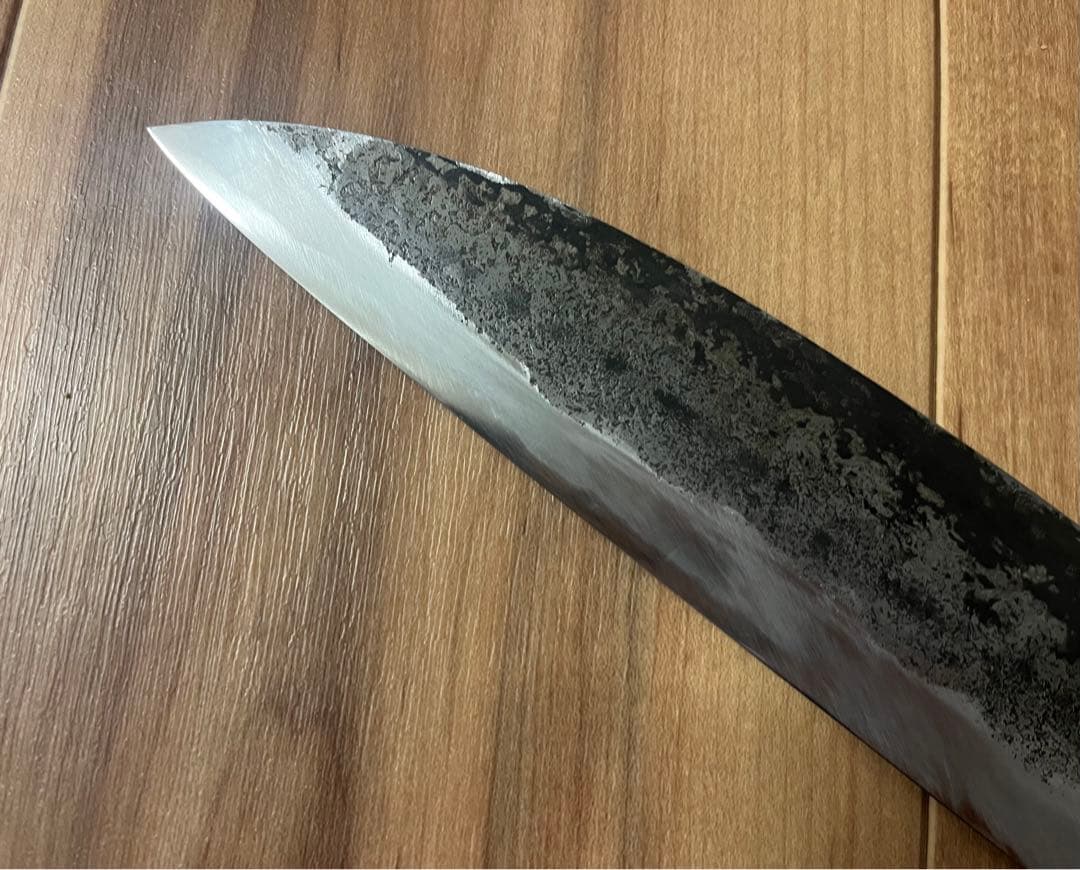 武田刃物　AS 新見　松水　牛刀　尺　300mm 包丁　青紙スーパー　備中　刃物