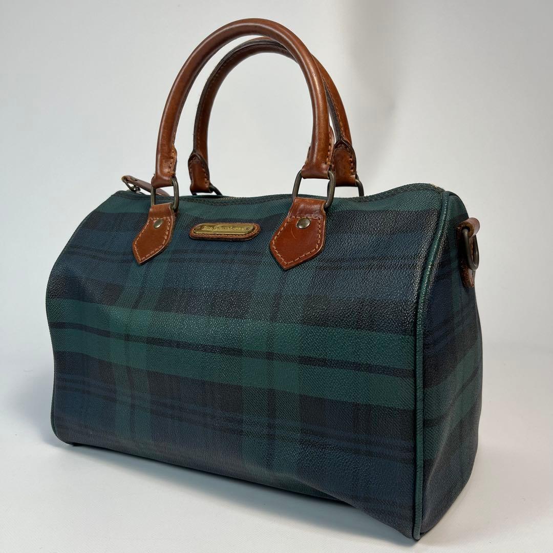 Polo Ralph Lauren ボストンバッグ　ブラックウォッチ　PVC