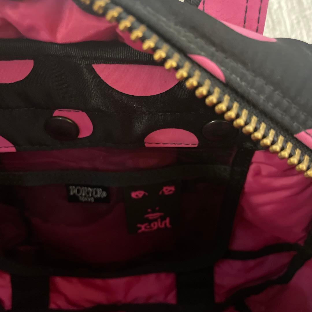 希少PORTER X-GIRL ×KUSAMAYAYOIドット柄 バッグ