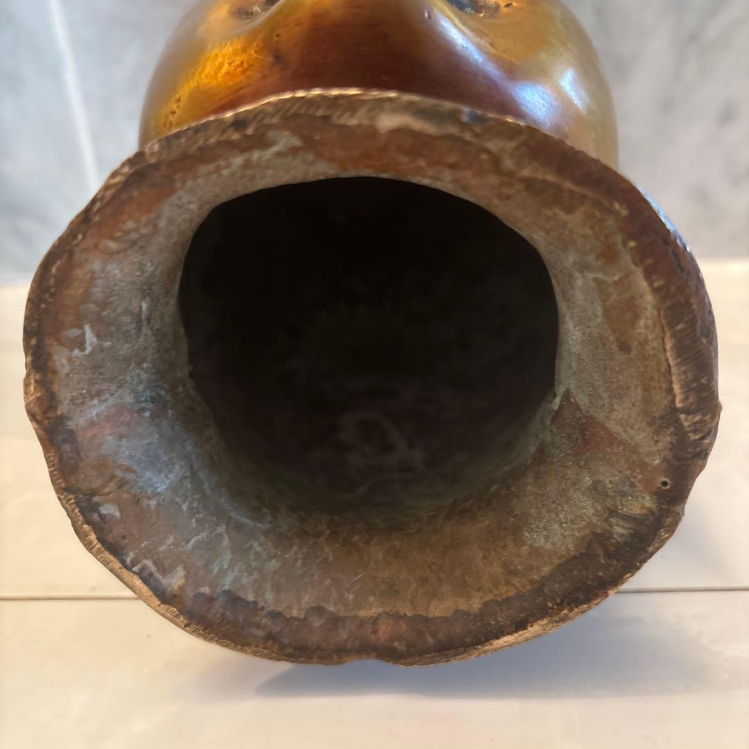 チベットアンティーク平和的なお顔で全てを見通すような瞳の仏頭　仏像涅槃