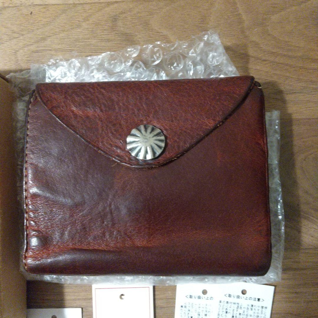 ダブルアールエル　RRL レザー コンチョ ウォレット