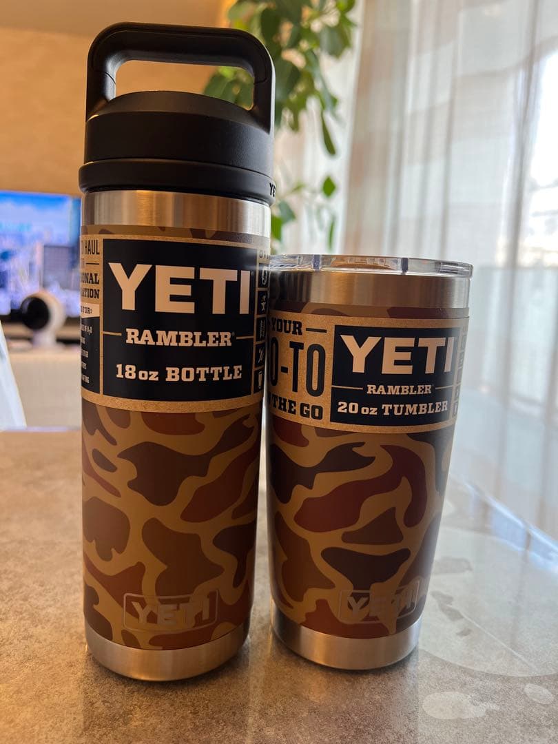 正規新品YETI 18oz Bottle & 20oz Tumbler