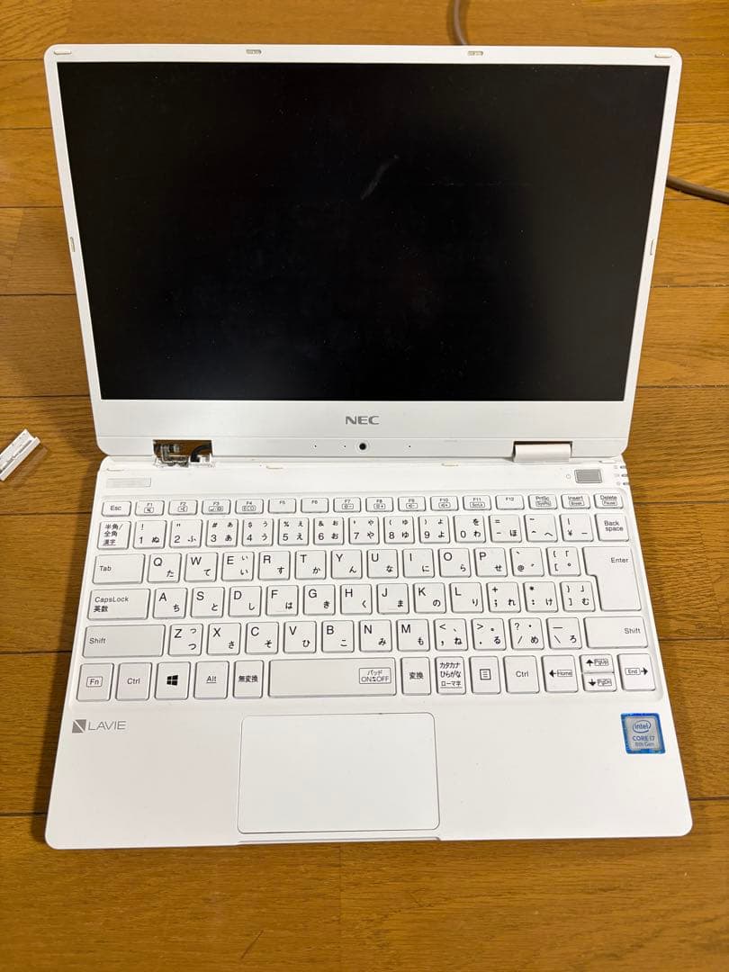 NEC 13.3インチ ノートPC ホワイト　ジャンク