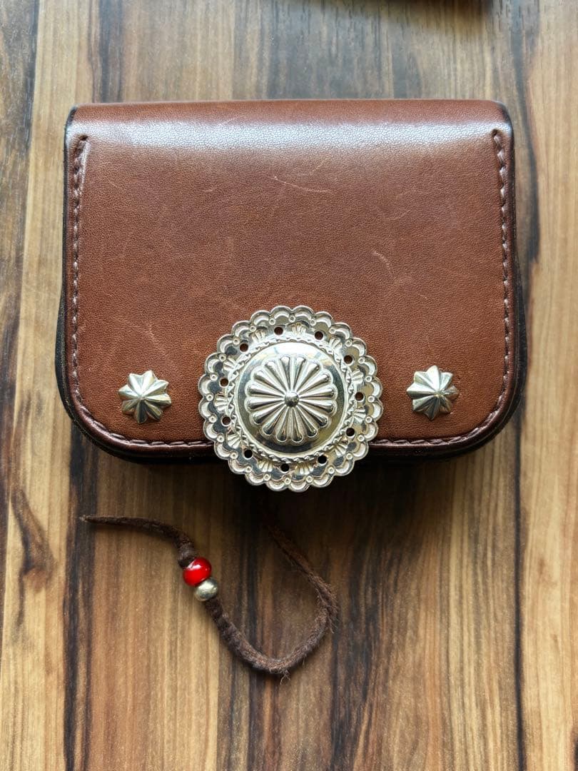 期間限定お値下げ中　ゴローズ 角型小銭入れ 二つ折り財布 goros