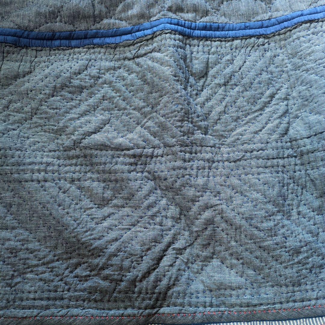 45Rカディシルクキルティングロングベスト