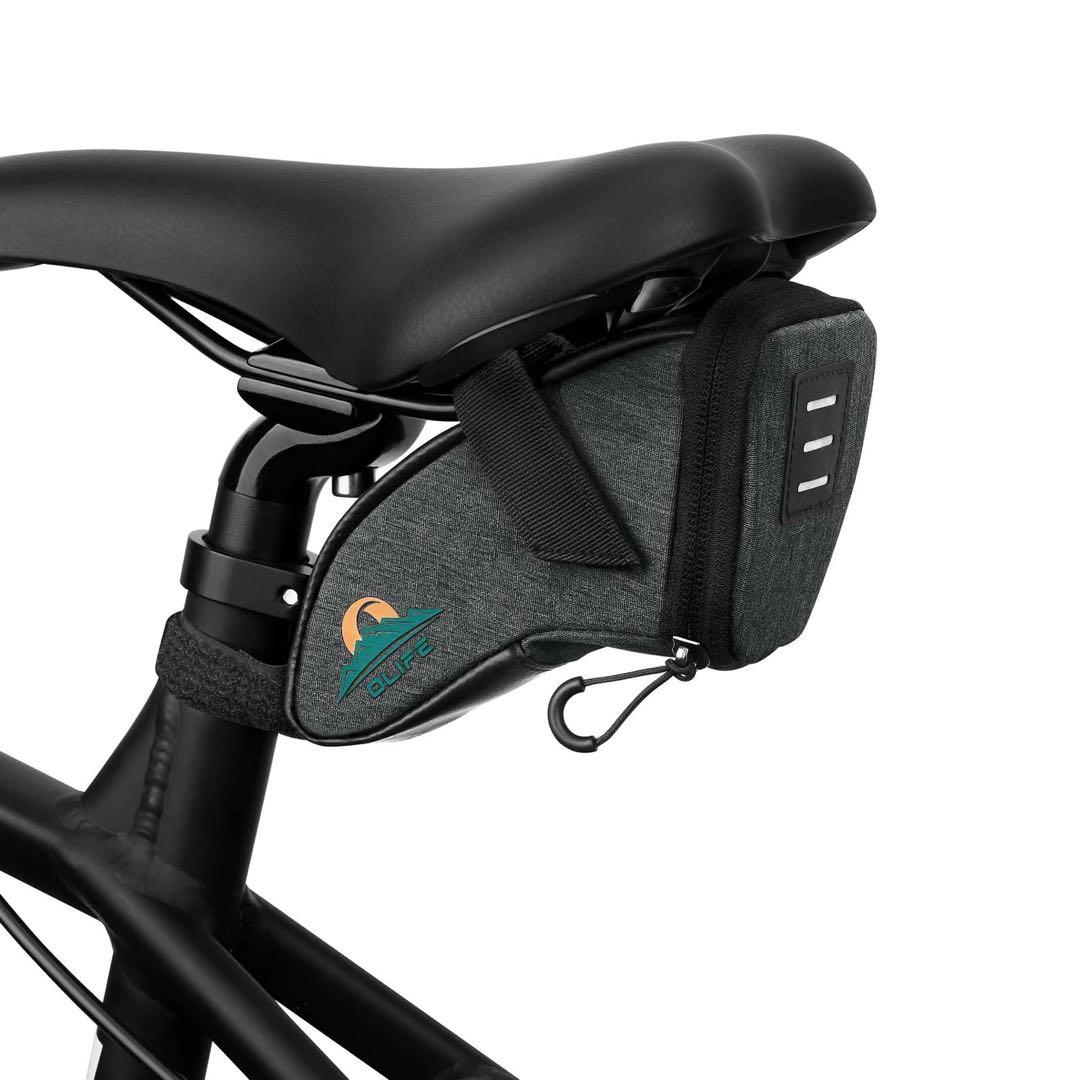 OLIFE バイク サドルバッグ 自転車 シート下 ウェッジポーチ