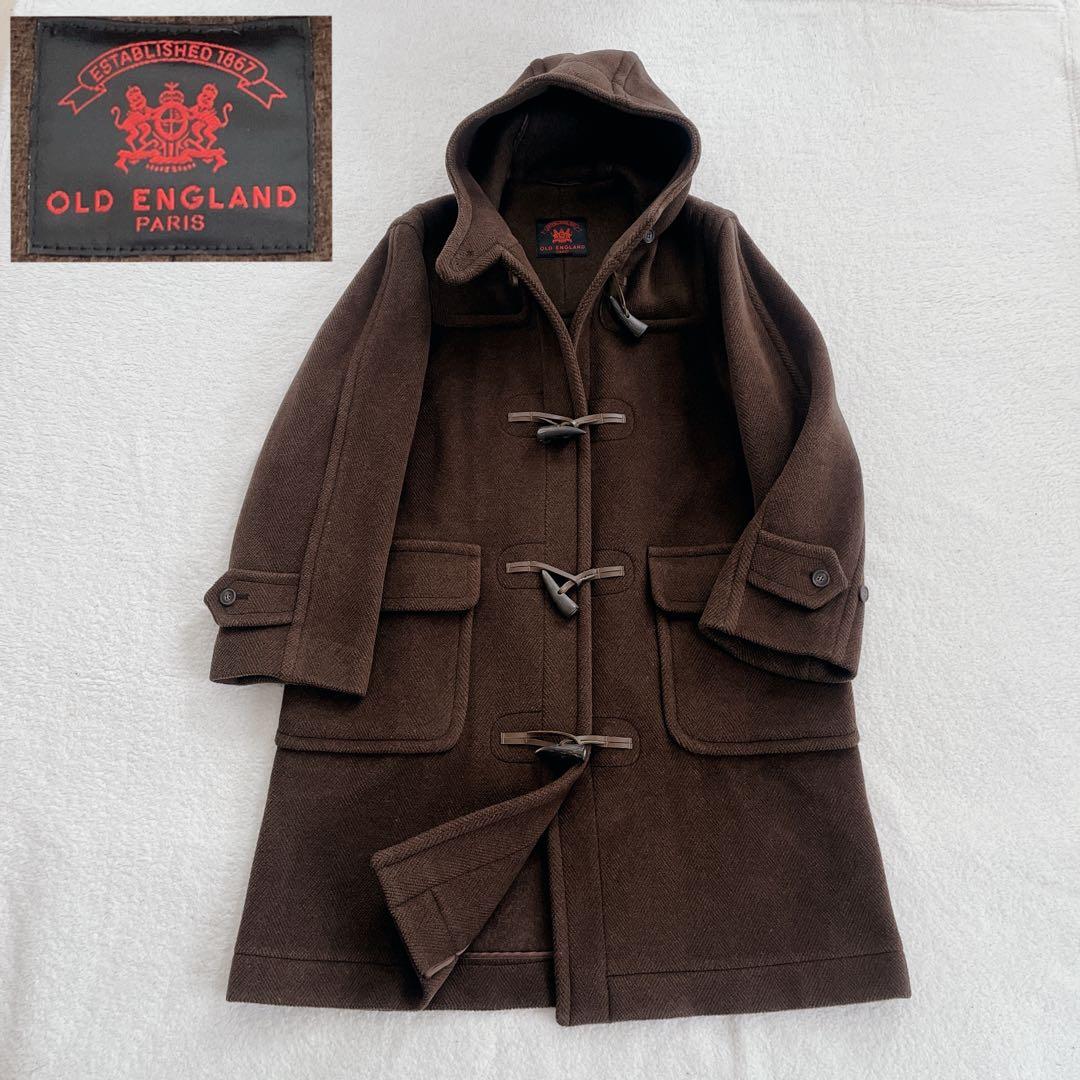 OLD ENGLAND ダッフルコート ムーアブルック ヘリンボーン 英国製