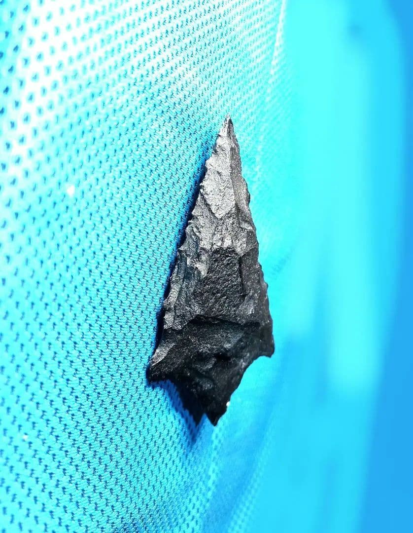 有舌尖頭器 原始時代  360 石器 模写 サヌカイト