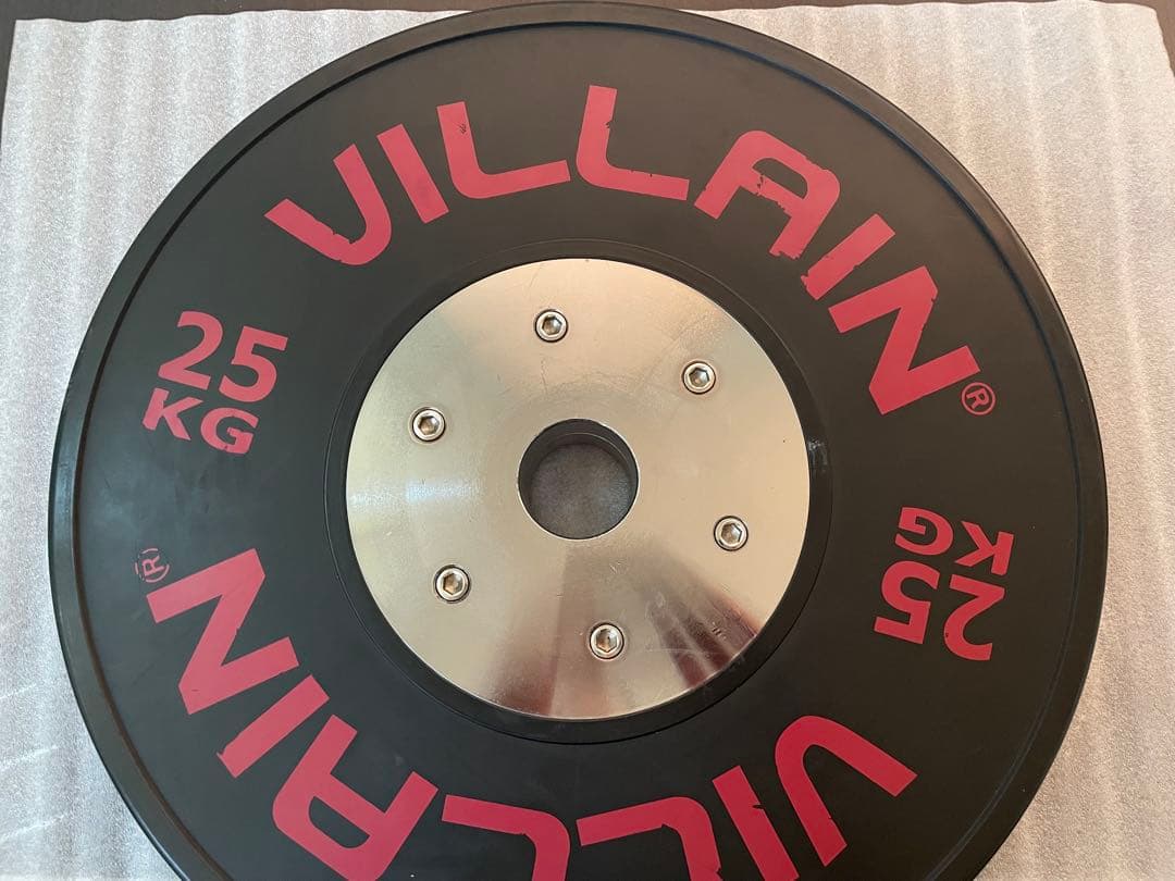 VILLAIN トレーニングバンパープレート25kg ②