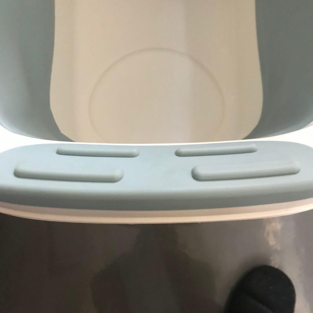 簡易浴槽（折りたたみ式1.4m） 青と白 中古