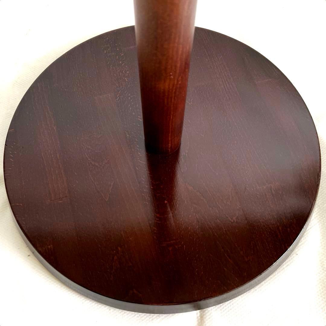 秋田木工・IDC大塚家具・曲げ木・ コートスタンド45・ ウォールナット色