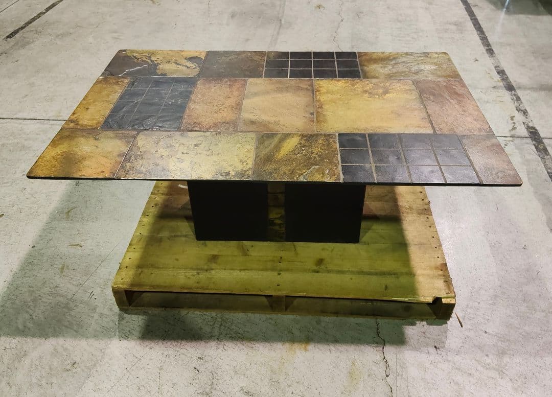 発送・引取可能！ ヴィンテージ タイル コーヒーテーブル センターテーブル