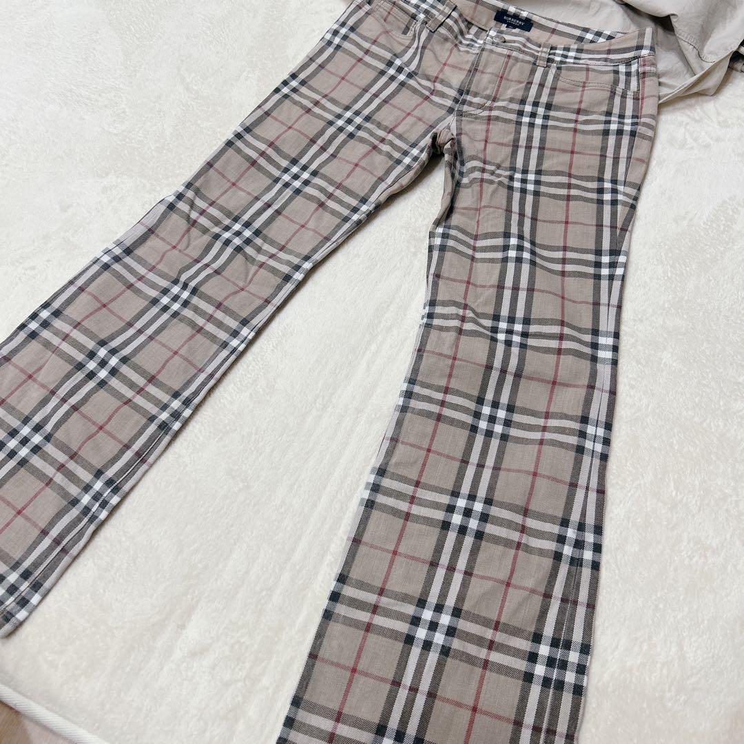 【コーデ売り】 バーバリーロンドン シャツ パンツ ノバチェック M パイル
