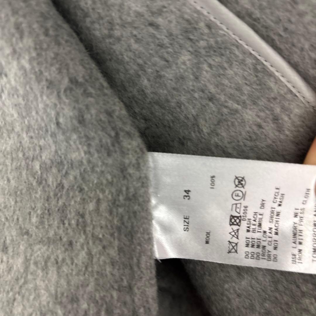 未使用 TOMORROWLAND プレミアムウールリバー フーデッドコート