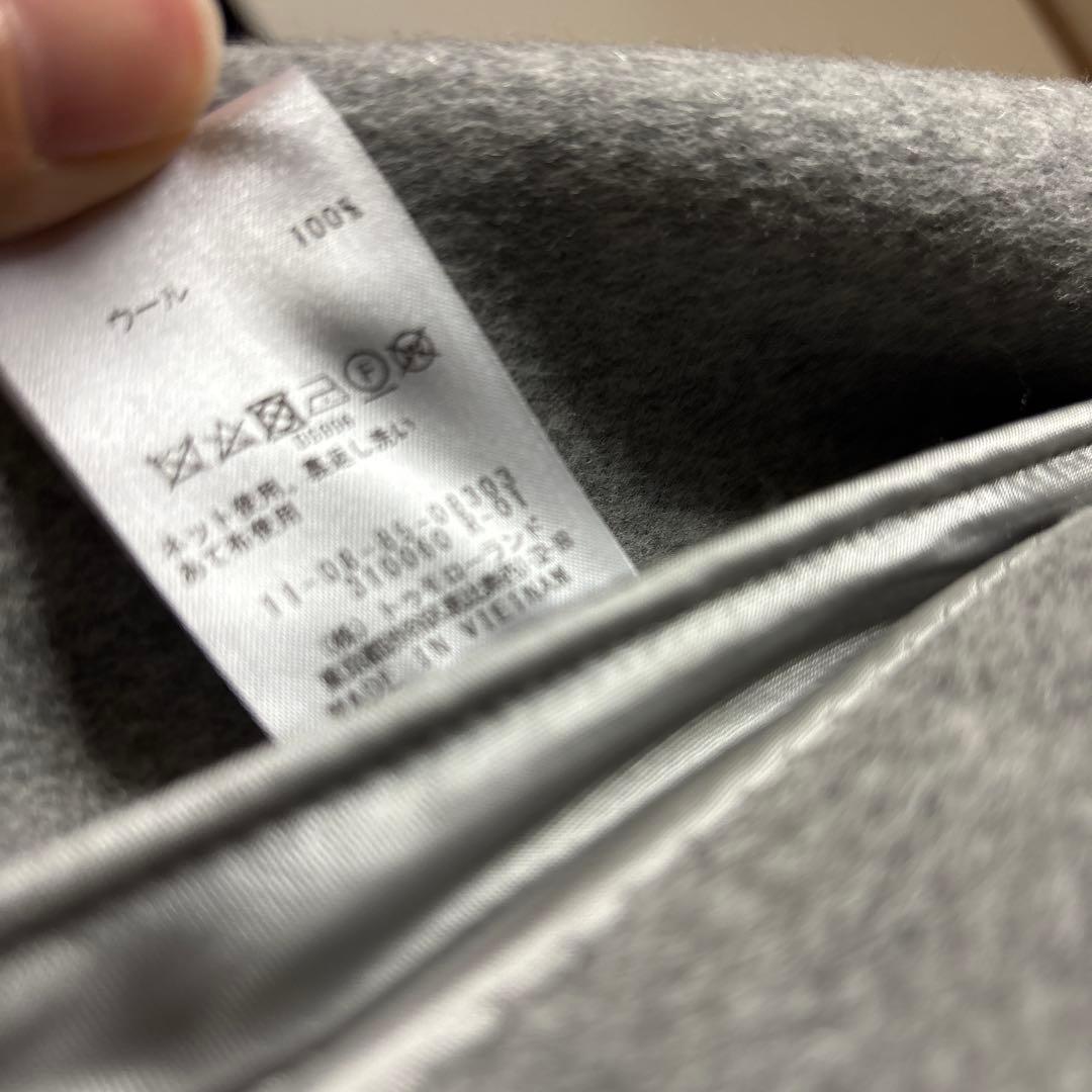 未使用 TOMORROWLAND プレミアムウールリバー フーデッドコート