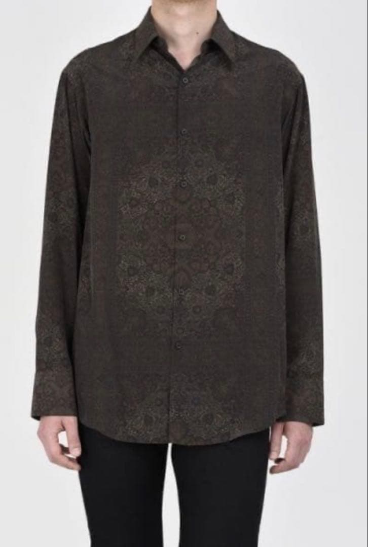 ラッドミュージシャン　ペルシャ柄　デシンシャツ　44 L