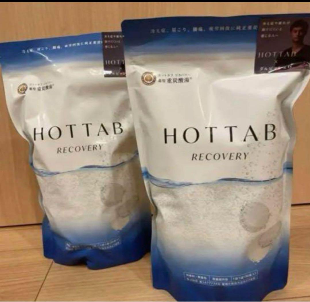 【Sale】ホットタブリカバリー中性重炭酸入浴剤90錠×2袋