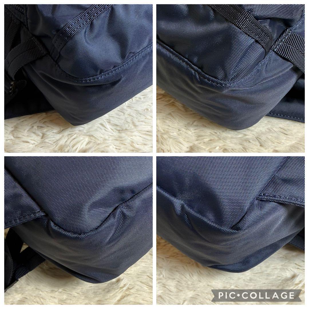 ほぼ新品 ポーター フラッシュ ウェストバッグ ボディバッグ ネイビー