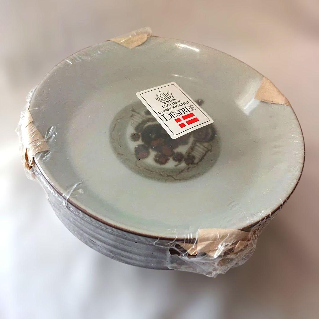 最終値下 デンマーク製 デシレ desiree 18.6cm深皿 6枚組 未使用