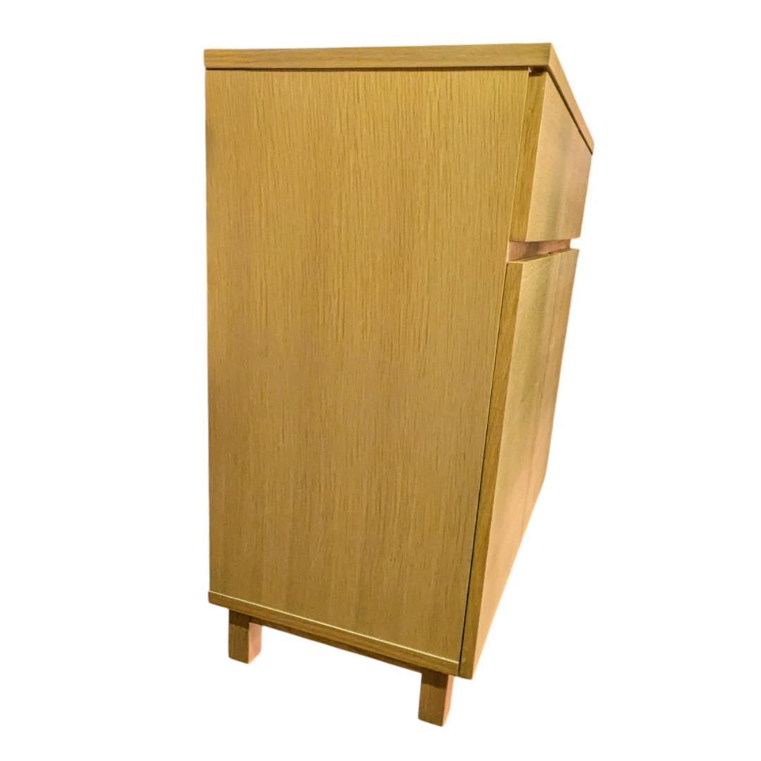 【廃盤】無印良品 オーク材 キャビネット 木製扉