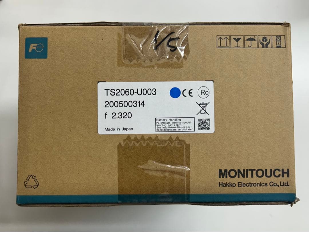 ひでぱぱプログラマブル表示器　MONITOUCH TS2060 U003