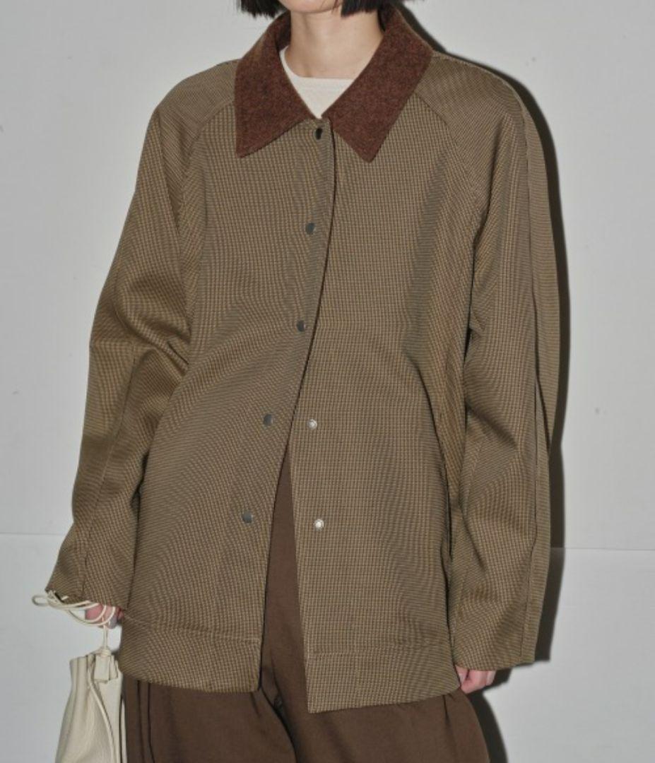 TODAYFUL　Houndstooth Raglan Jacket