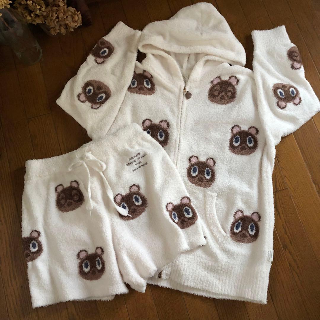 完売品！ジェラートピケ　あつ森　上下セット　つぶきち　まめきち