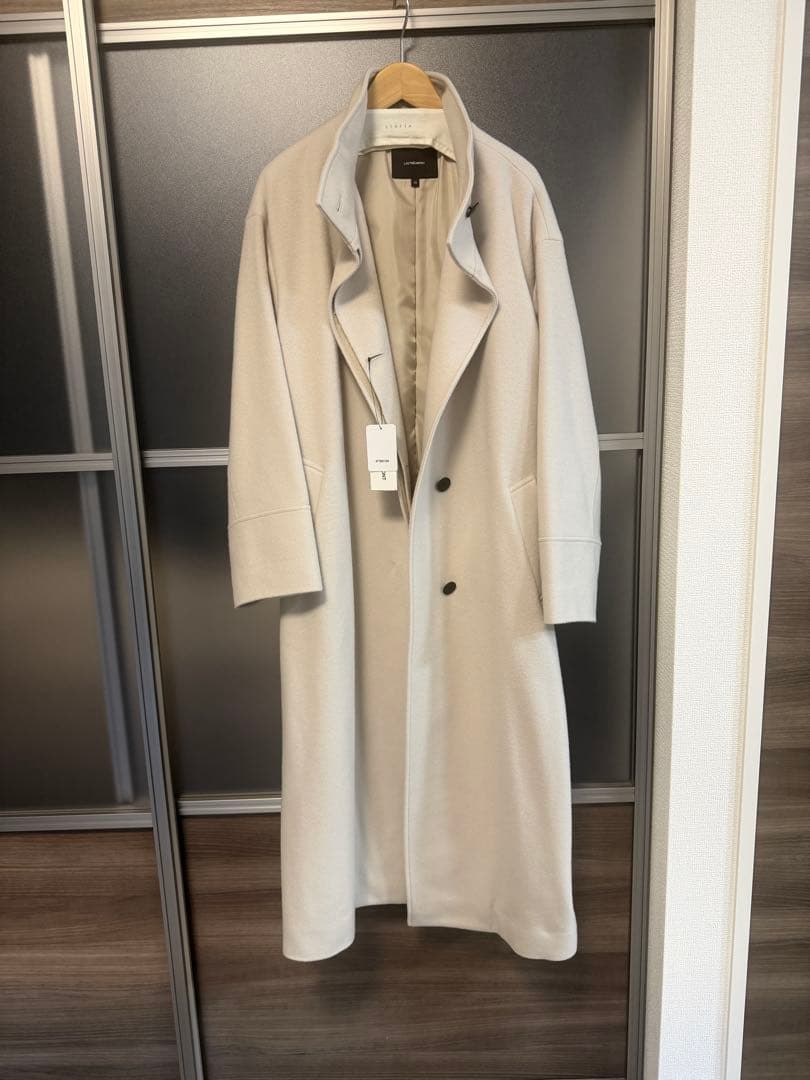 【新品】ロートレアモン ウールロングコート　ベージュ