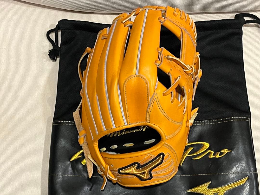 【極美品】MizunoPro ミズノプロ オーダー 内野用軟式グラブ サイズ10