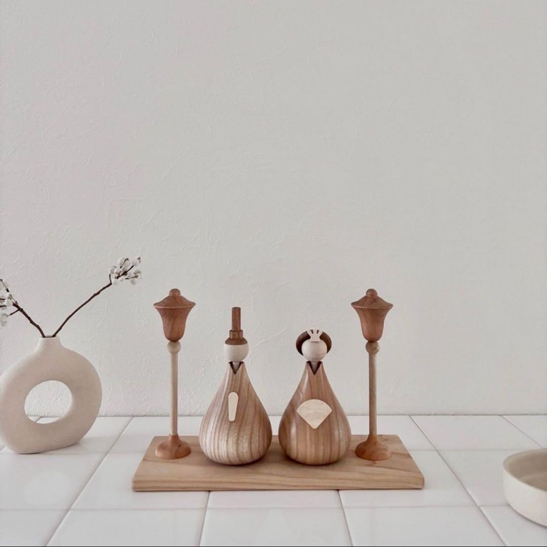 lisoro 木製 雛人形 ひな祭り